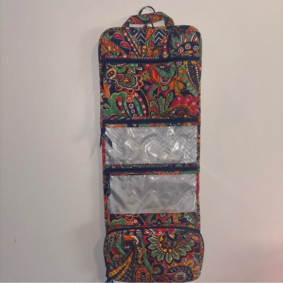 VERA BRADLEY Paisley Makeup/Travel Hanging Organizer - Picture 6 of 11